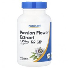 Nutricost, екстракт пасифлори, 1500 мг, 120 капсул